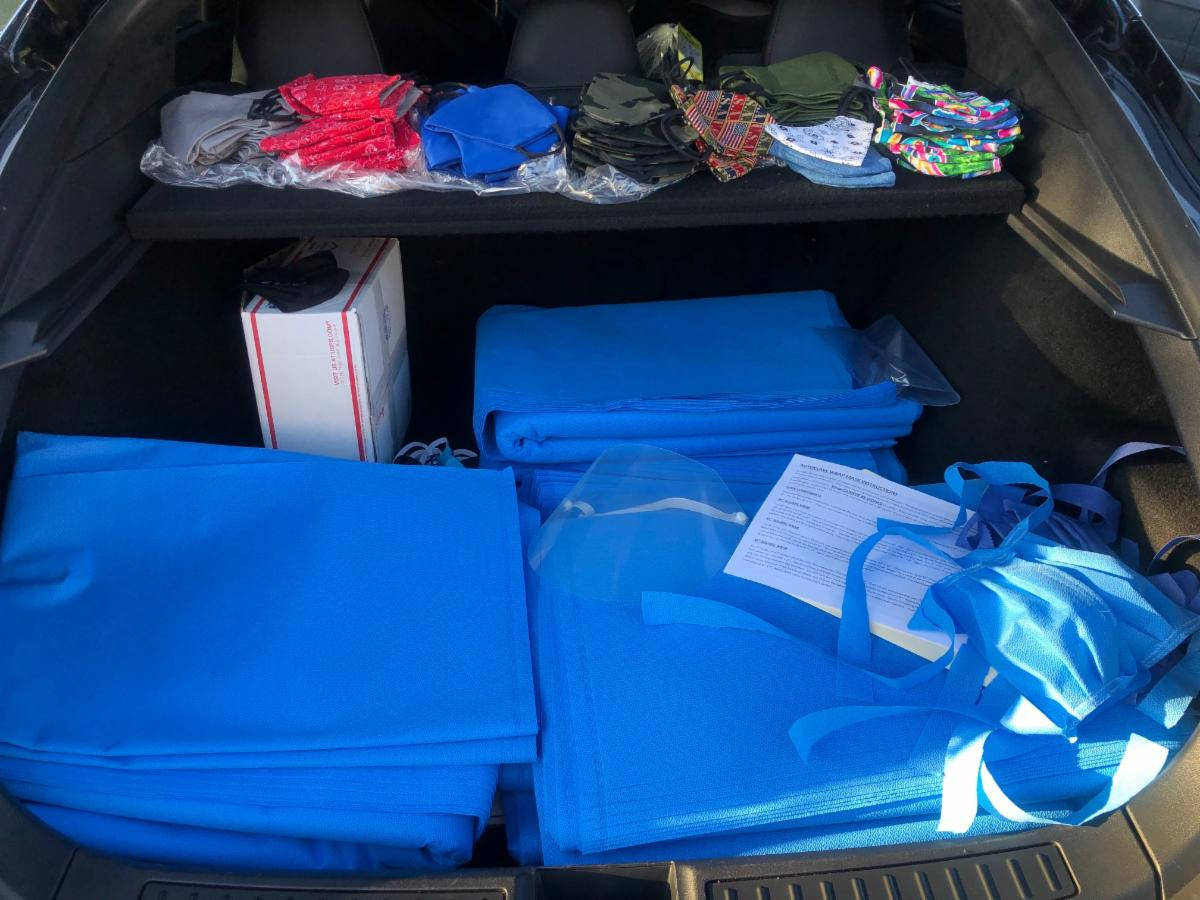 The Las Vegas Fashion Council's Mask Task Force has donated about 4,000 face masks to hospitals ...