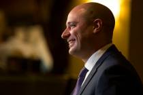 Matt Maddox the CEO of Wynn Resorts Ltd., during an interview with Review-Journal reporter Ric ...