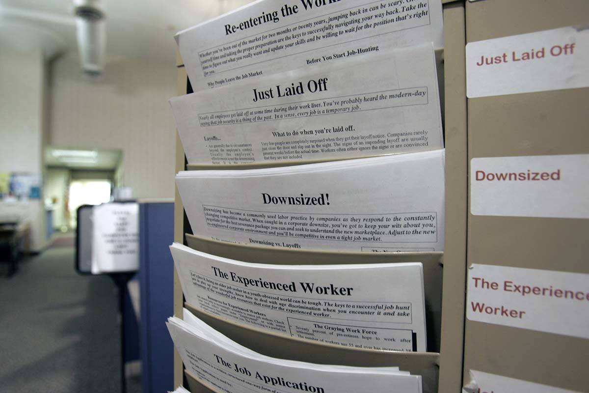 About 3.8 million people filed for unemployment last week. (Mike Groll/AP file)