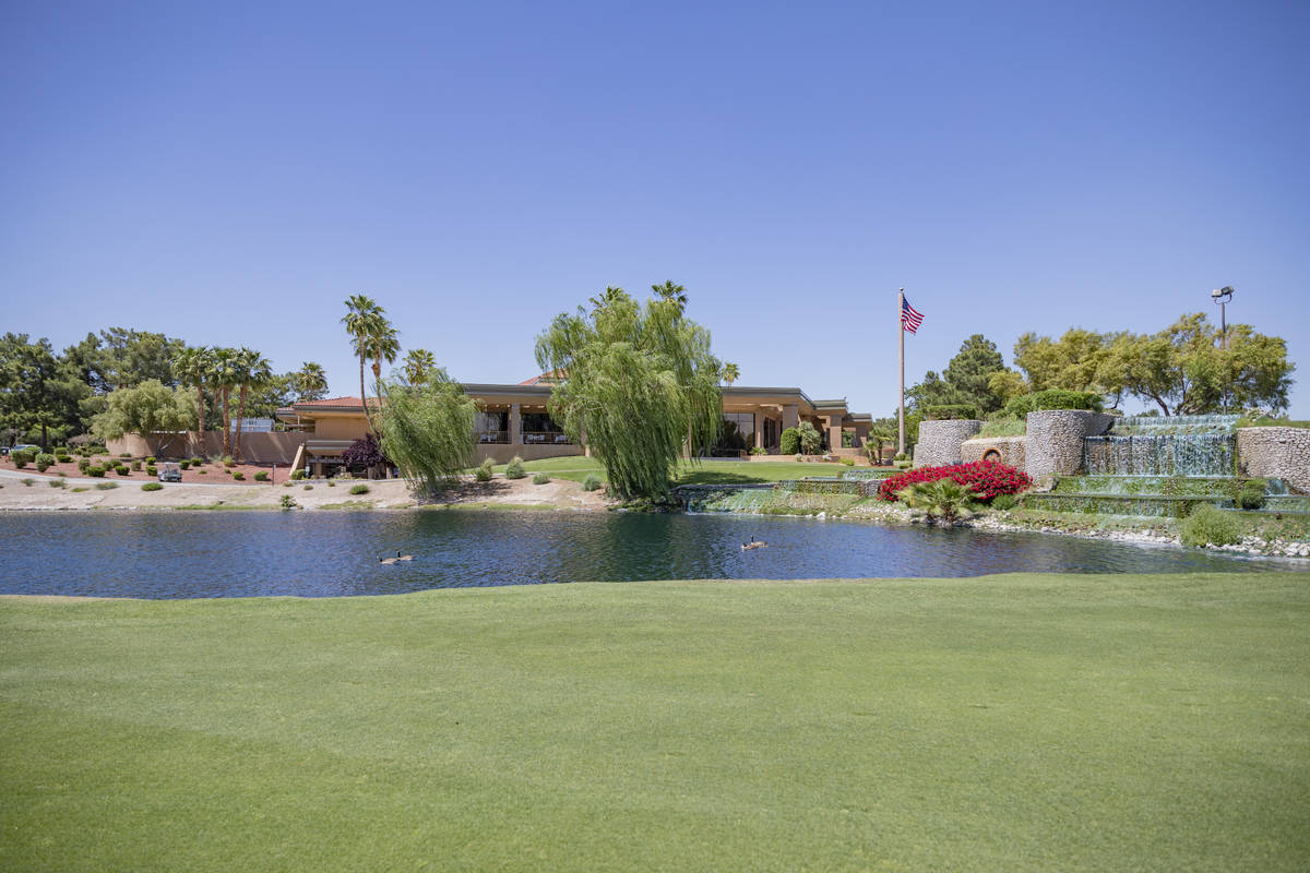 Spanish Trail Country Club and Golf Course is seen in Las Vegas on Thursday, April 20, 2020. (E ...