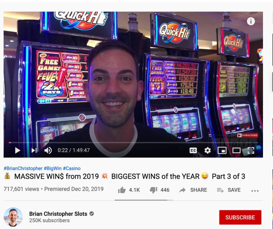 Slot Machine Player On Youtube