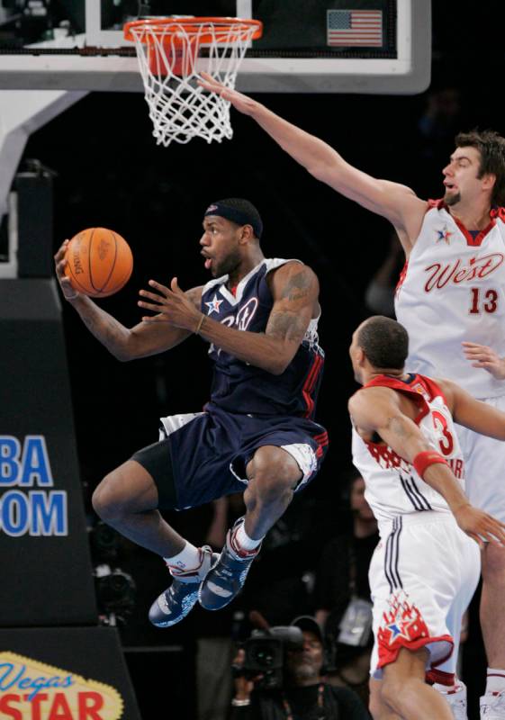 Celebrities At 2007 NBA All Star Game