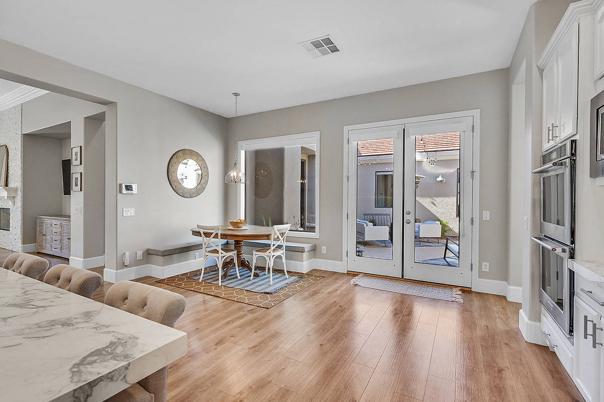 A breakfast nook is off the kitchen. (Huntington & Ellis)