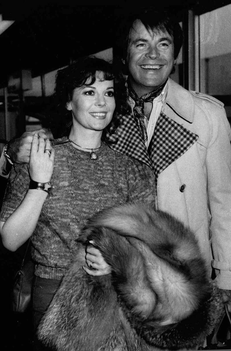 Hollywood film star Natalie Wood is shown in April 1980 with her actor husband Robert Wagner. ( ...