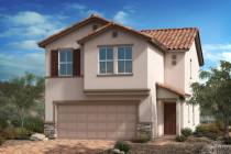 This artist's rendering shows a home in Camden, KB Home's new gated community in southwest Las ...