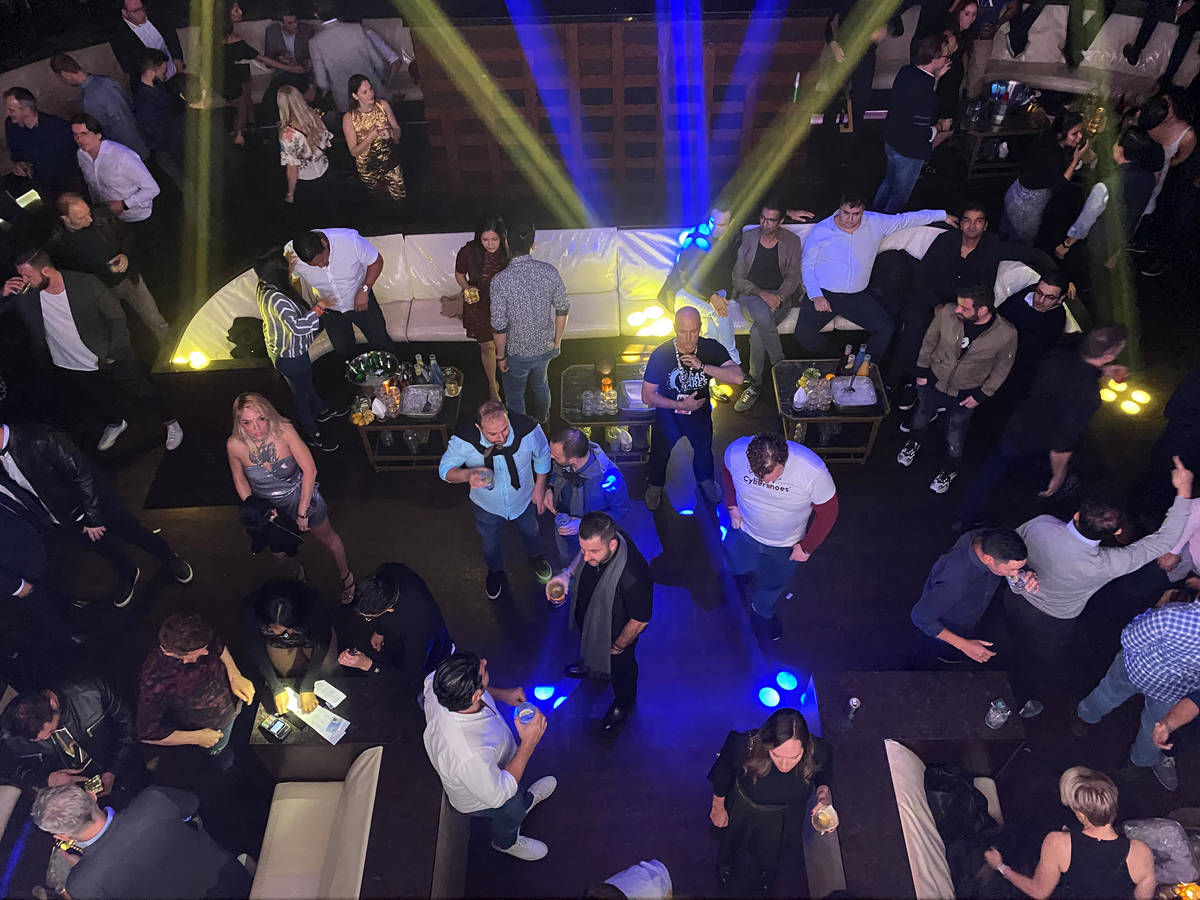 CES conventioneers and clubgoers during the DreamlandXR Closing Night Party at Hakkasan Nightcl ...