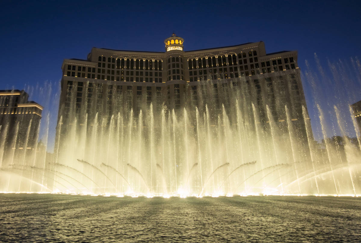 Bellagio in Las Vegas. Benjamin Hager Las Vegas Review-Journal @benjaminhphoto