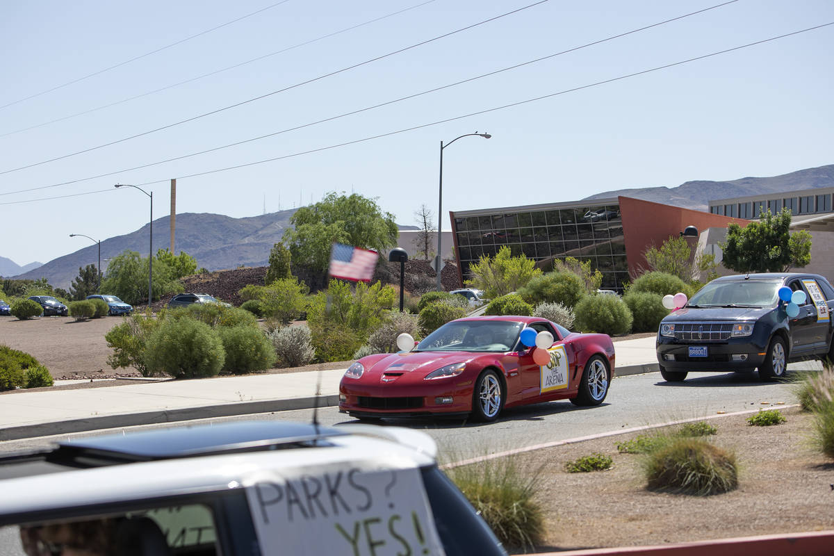 The Henderson Coalition for Responsible Government and neighbors of the possible hockey arena p ...