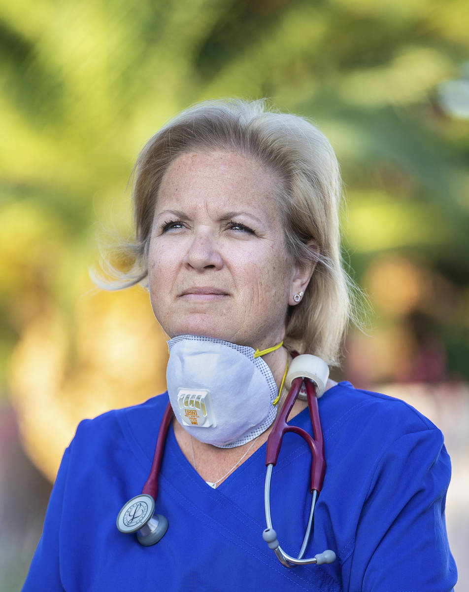 Audra Sommes is a former emergency room and charge nurse now working in the Clark County School ...