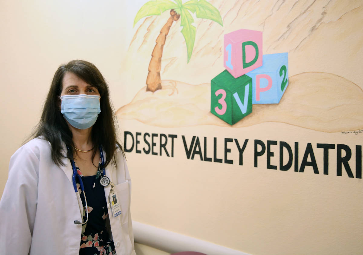 Dr. Pamela Greenspon poses for a photo at Desert Valley Pediatrics on Tuesday, May 5, 2020, in ...