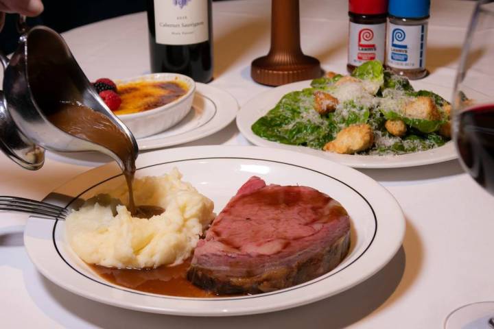 A prime rib dinner at Lawry's. (Lawry's the Prime Rib)