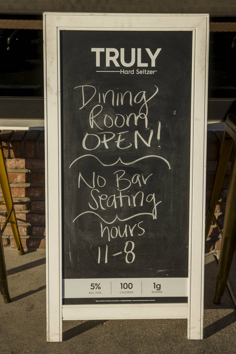 Johnny Mac's Sports Bar & Grill has their dining area now open again but not the bar under ...