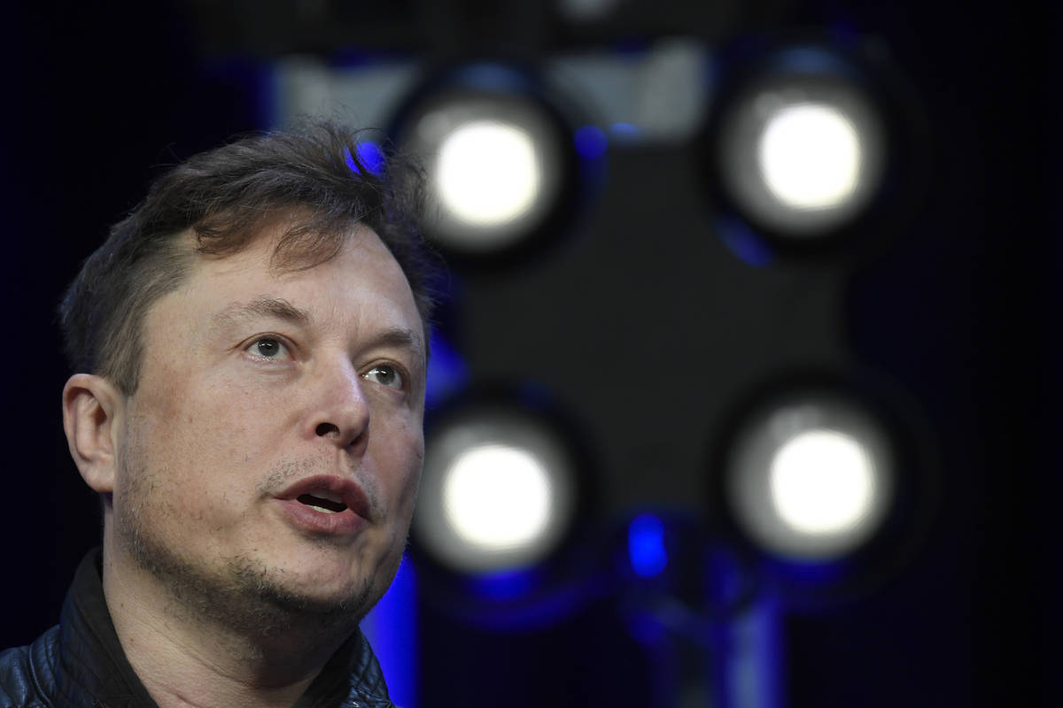 Tesla and SpaceX Chief Executive Officer Elon Musk speaks at the SATELLITE Conference and Exhib ...