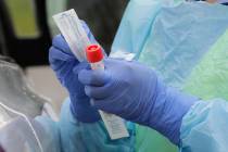Clark County and University Medical Center will offer drive-thru coronavirus testing at the Orl ...