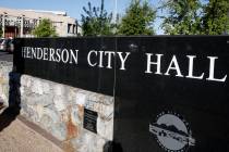 Henderson City Hall. (Bizuayehu Tesfaye/Las Vegas Review-Journal)