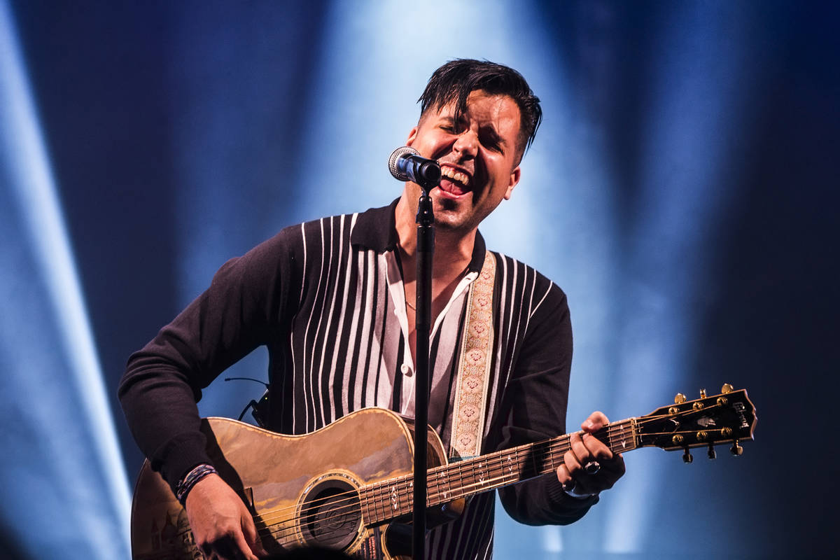 Singer and piano showman Frankie Moreno wows the crowd at The Showroom at the Golden Nugget on ...