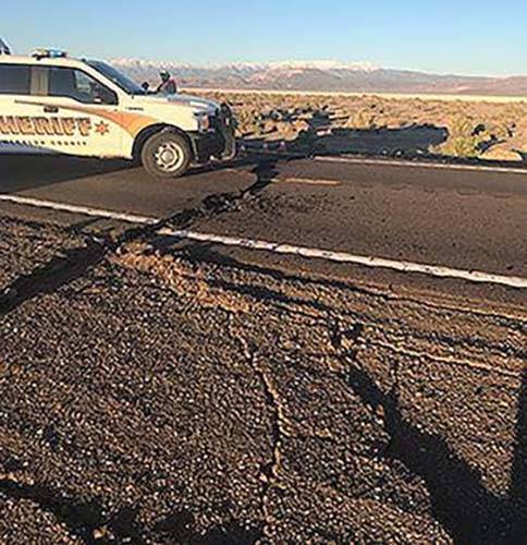 The Nevada Department of Transportation has closed a half-mile section of U.S. Highway 95 west ...