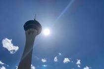 The Las Vegas Valley will reach a high around 96 degrees with increasing windy conditions on Su ...