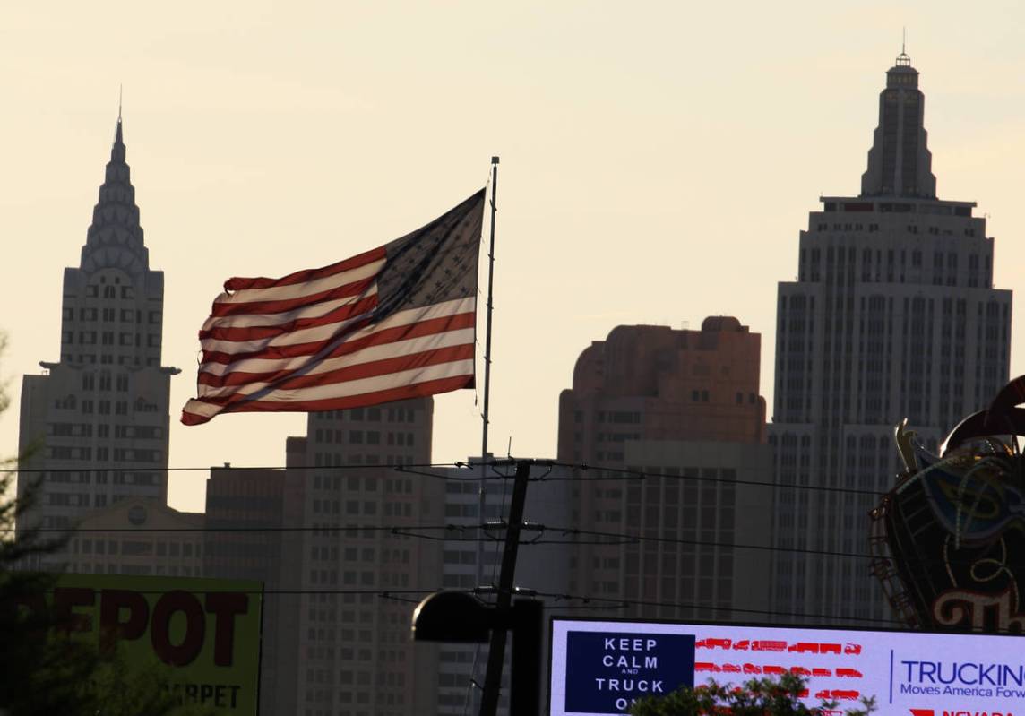 Sunny and windy conditions with a high of 88 are forecast for Las Vegas on Monday, May 18, 2020 ...