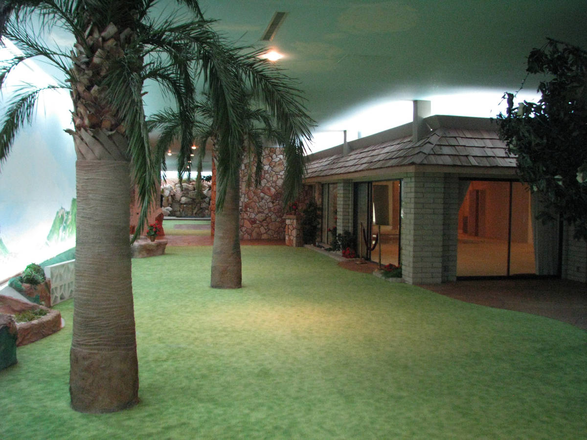 The underground house in Las Vegas was build for safety and comfort. (F. Andrew Taylor/Review-J ...