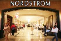 People leave Nordstrom inside Fashion Show Mall. (Las Vegas Review-Journal/File)