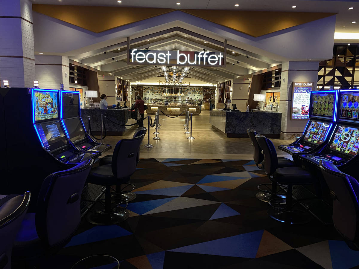 The Feast Buffet at Palace Station in Las Vegas Monday, March 16, 2020. (K.M. Cannon/Las Vegas ...