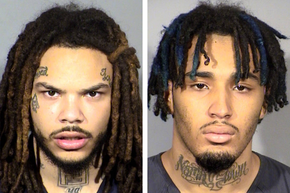 Dasean Williams, left, and Marcus Palmer (Las Vegas Metropolitan Police Department)