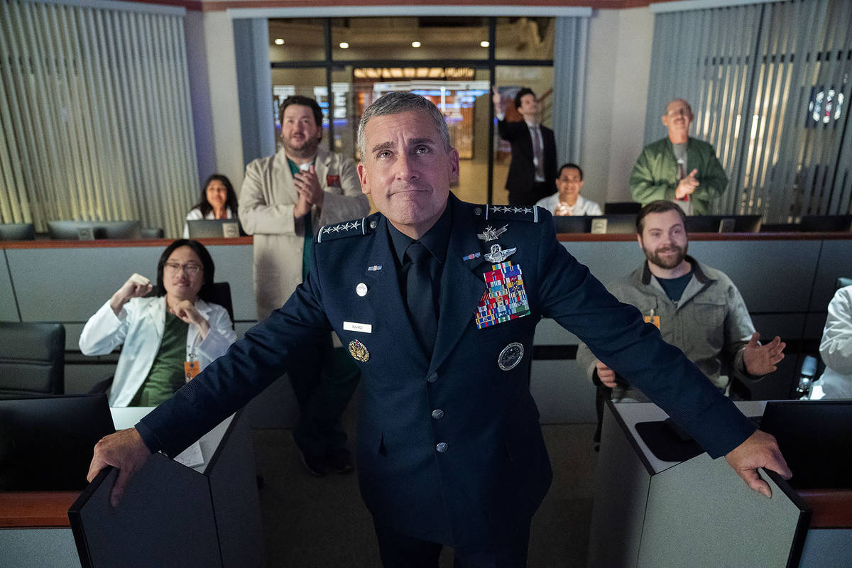 Steve Carell stars in "Space Force" (Aaron Epstein/Netflix)