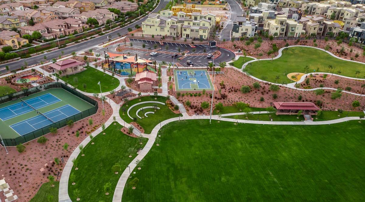 Sagemont Park is one of Summerlin’s newest parks. It is near Affinity by Taylor Morrison, a n ...