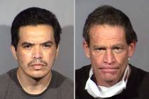 Sergio Bautista, left, and Eric Golden. (Las Vegas Metropolitan Police Department)