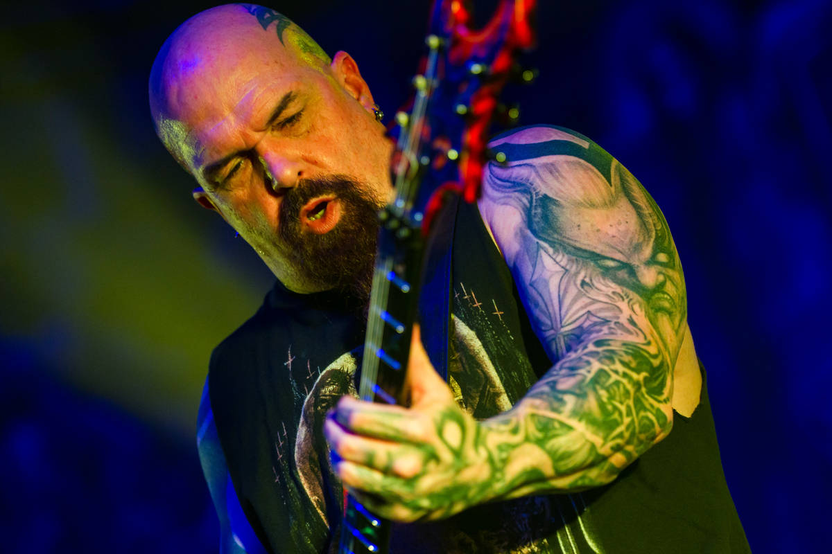 Kerry King of Slayer performs at The Joint at the Hard Rock Hotel on March 26, 2016. He paid $3 ...
