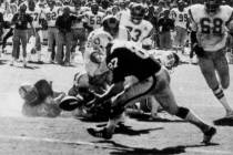 FILE - In this Sept. 10, 1078, file photo, in the final play of the game between the Oakland Ra ...