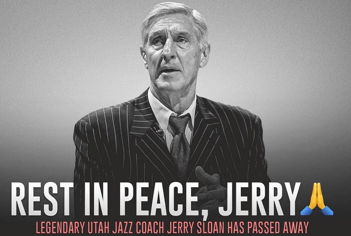 A photo of Jerry Sloan on the Jazz Nation Twitter page. (Twitter)