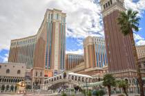 The Venetian on Tuesday, March 17, 2020, in Las Vegas. (Benjamin Hager/Las Vegas Review-Journal ...