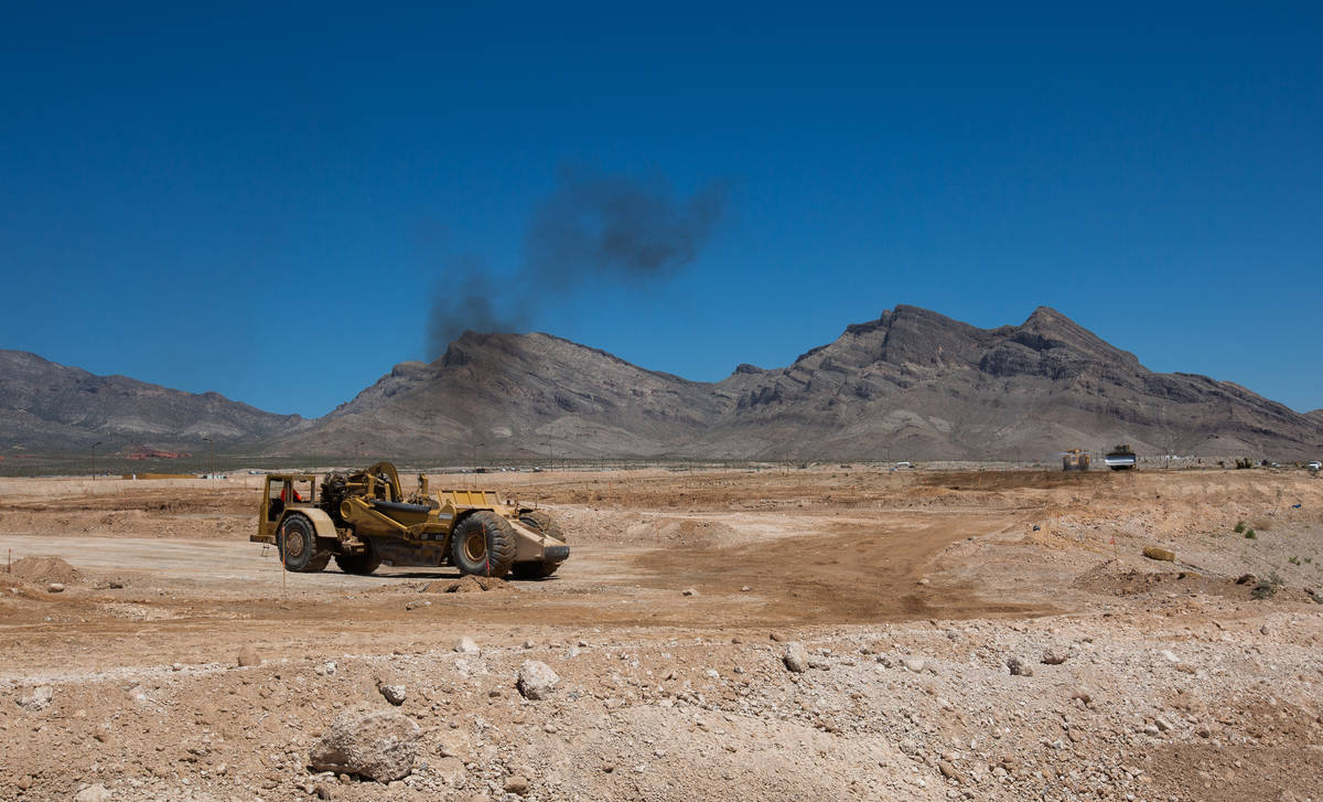 Land under development in Summerlin is seen on Friday, May 29, 2020, in Las Vegas. (Chris Day/L ...