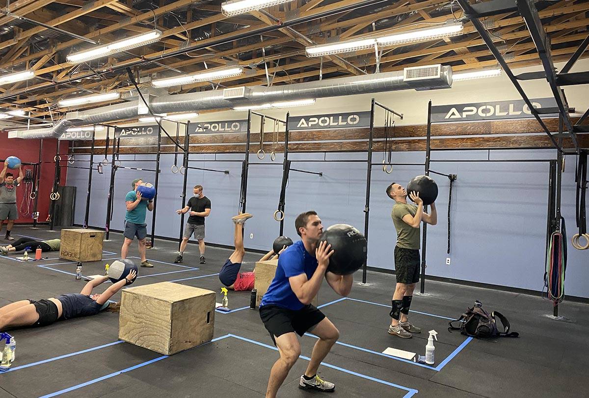 Attendees at CrossFit Apollo on North Buffalo Drive have been waiting more than two months to g ...