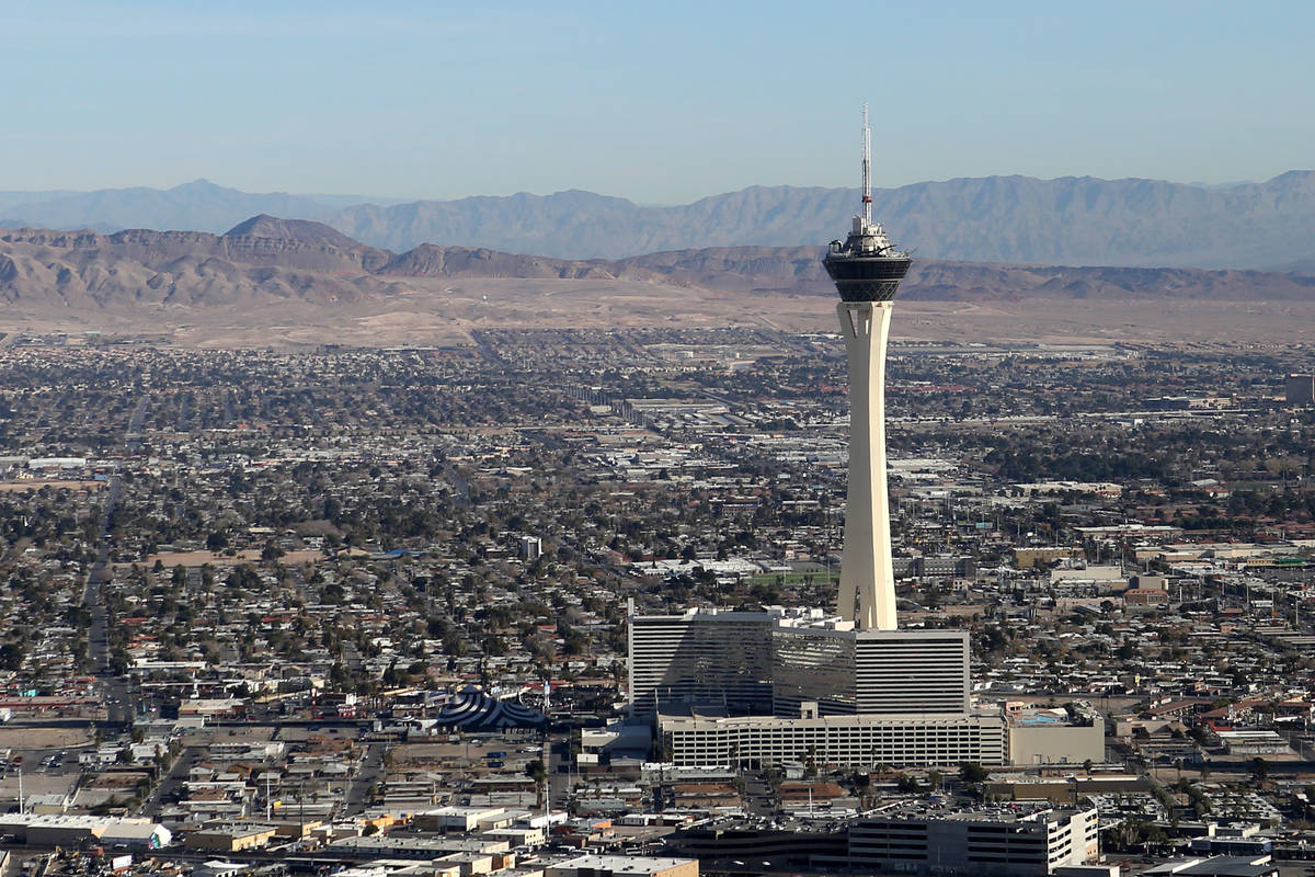 The forecast high is 106 for Las Vegas on Friday, May 29, 2020, according to the National Weath ...