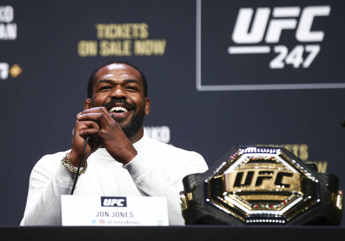 UFC star Jon Jones challenges Dana White to relase him | Las Vegas Review-Journal