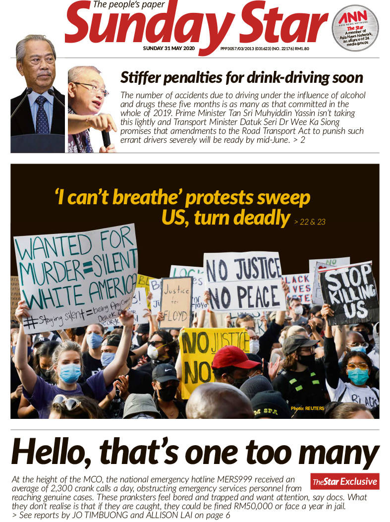 George Floyd protests around the US on front pages around ...