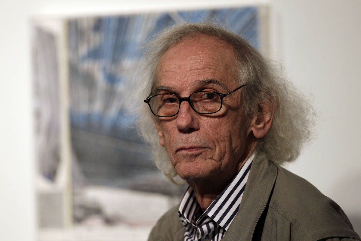 The artist Christo, shown in 2013, has died. He was 84. Christo and his late wife, Jeanne-Claud ...