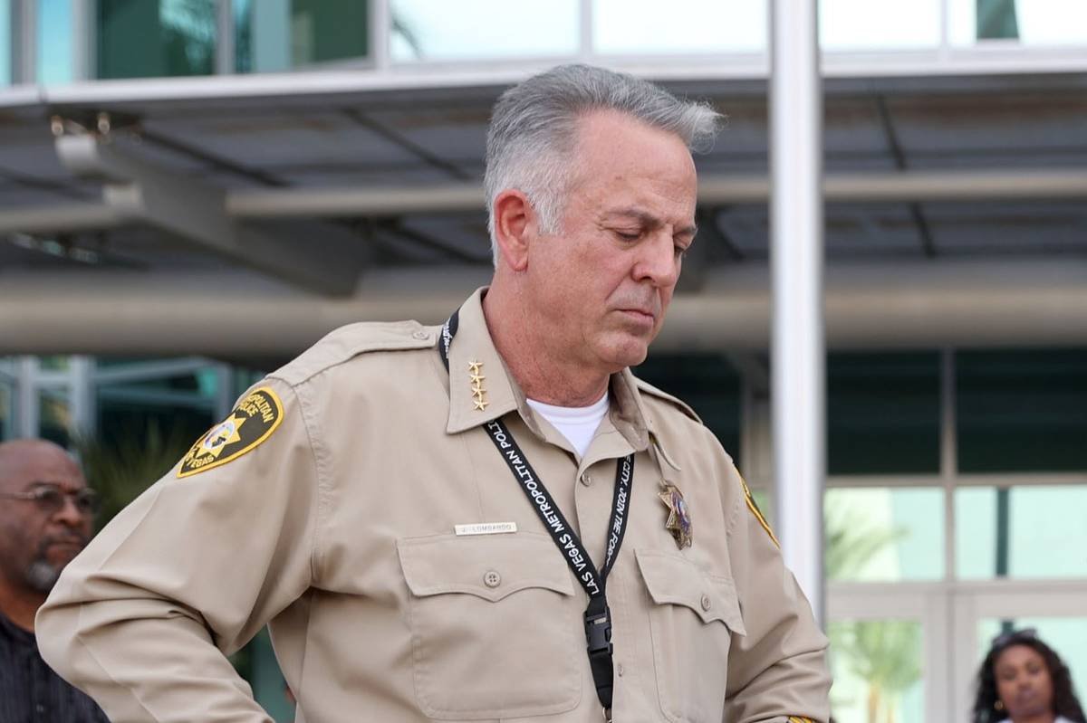 Clark County Sheriff Joe Lombardo (K.M. Cannon/Las Vegas Review-Journal) @KMCannonPhoto
