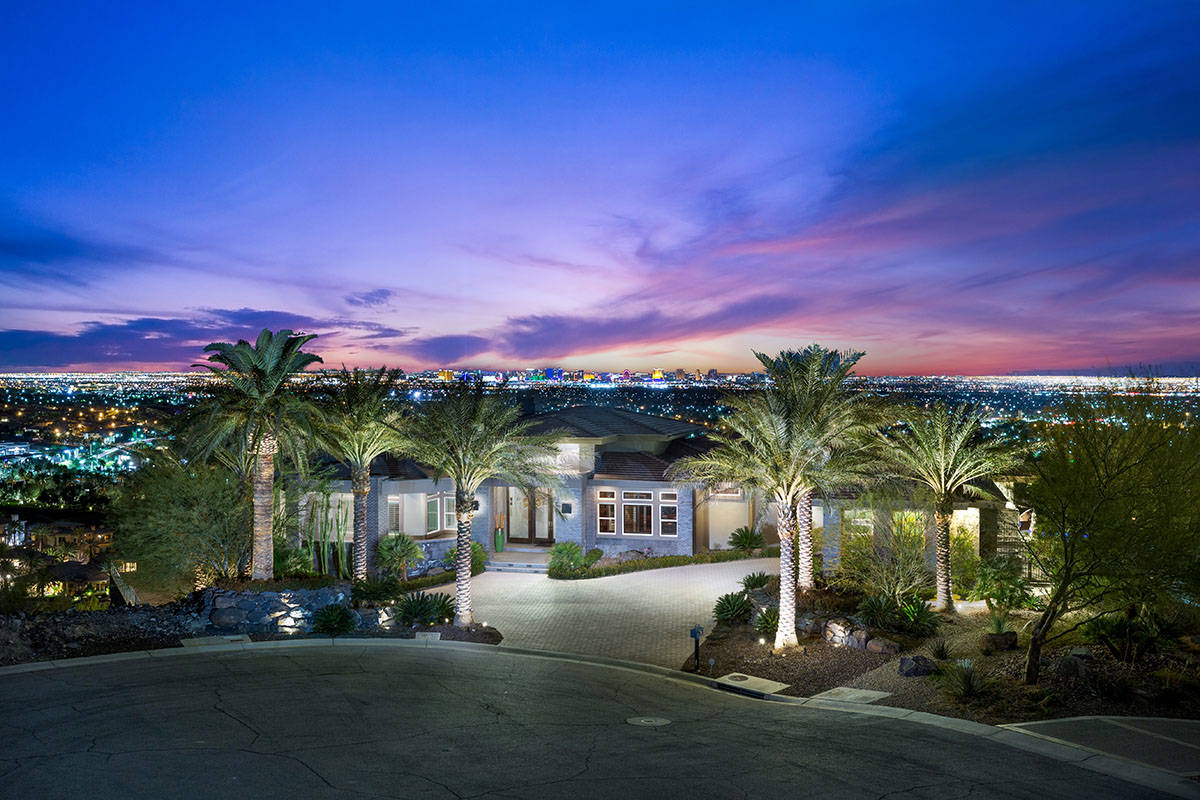 The home at 1508 View Field Court has a sweeping view of the Strip. (Ivan Sher Group)