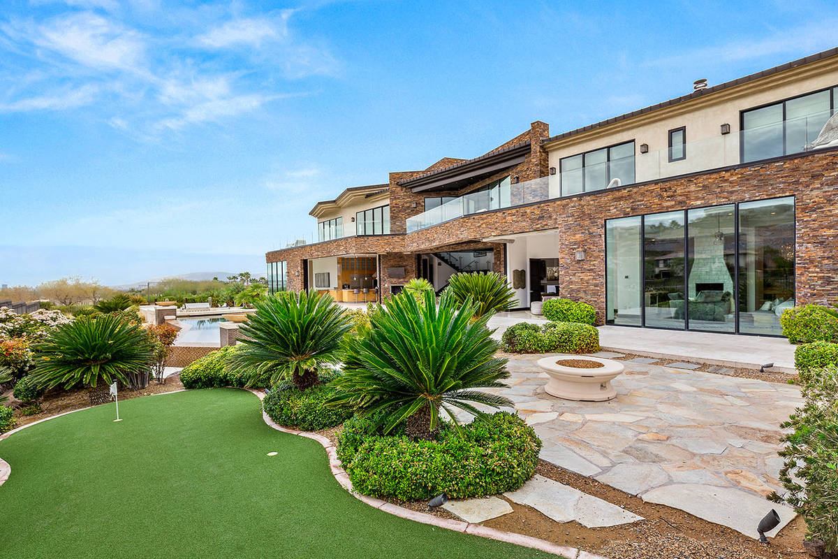 The one-of-a-kind estate at 569 Lairmont Place measures 7,820 square feet and includes five bed ...