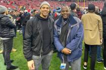 Ryan Reaves inherited his bruising style of play from his father, Willard. (Vegas Golden Knights)