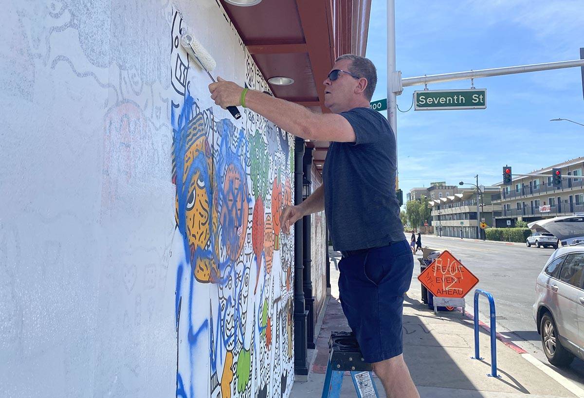 The Review-Journal tallied at least 24 downtown businesses, commercial structures and governmen ...