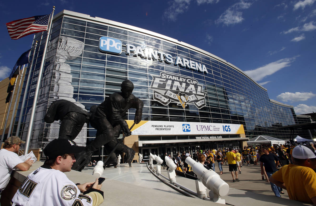 PPG Paints Arena in Pittsburgh. May 29, 2017. (AP Photo/Gene J. Puskar, File)