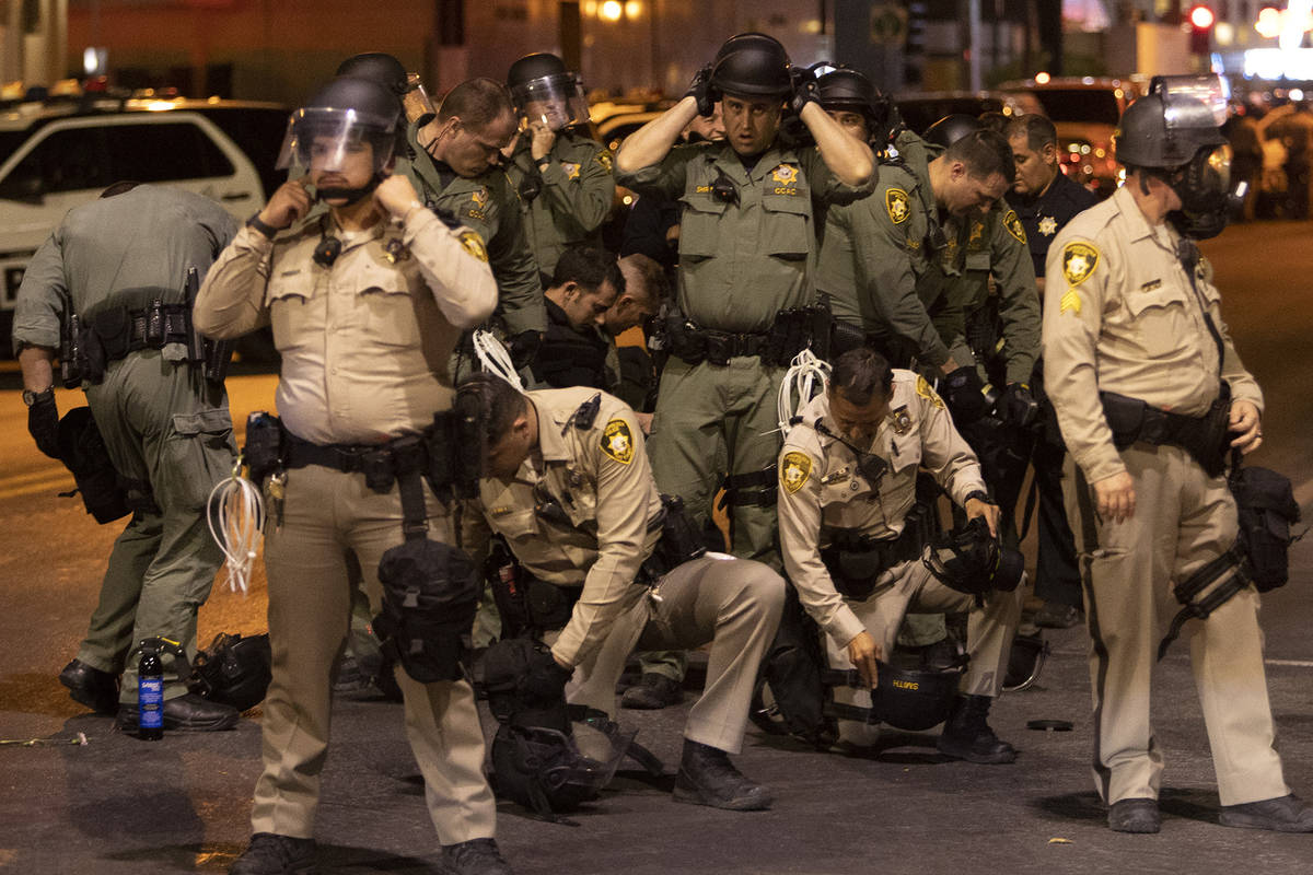 Black Lives Matter protest turns violent in downtown Las Vegas Local