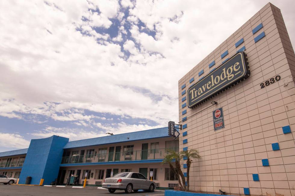 The Travelodge is seen on Friday, June 5, 2020, on the Las Vegas Strip. Edgar Samaniego, who is ...