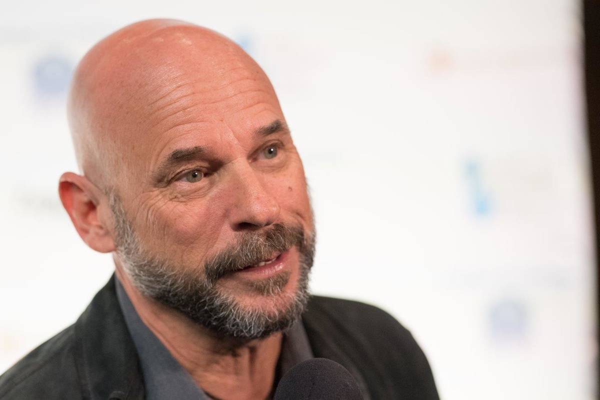 Guy Laliberte arrives on the blue carpet for the fifth-annual "One Night for One Drop" by Cirqu ...