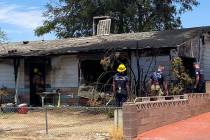 Three people were injured, one seriously, in a house fire on Leonard Avenue Friday morning in L ...